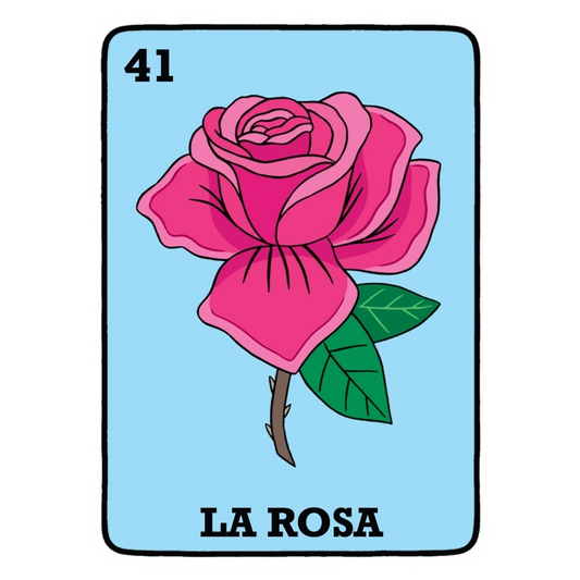 41 la rosa loteria sticker