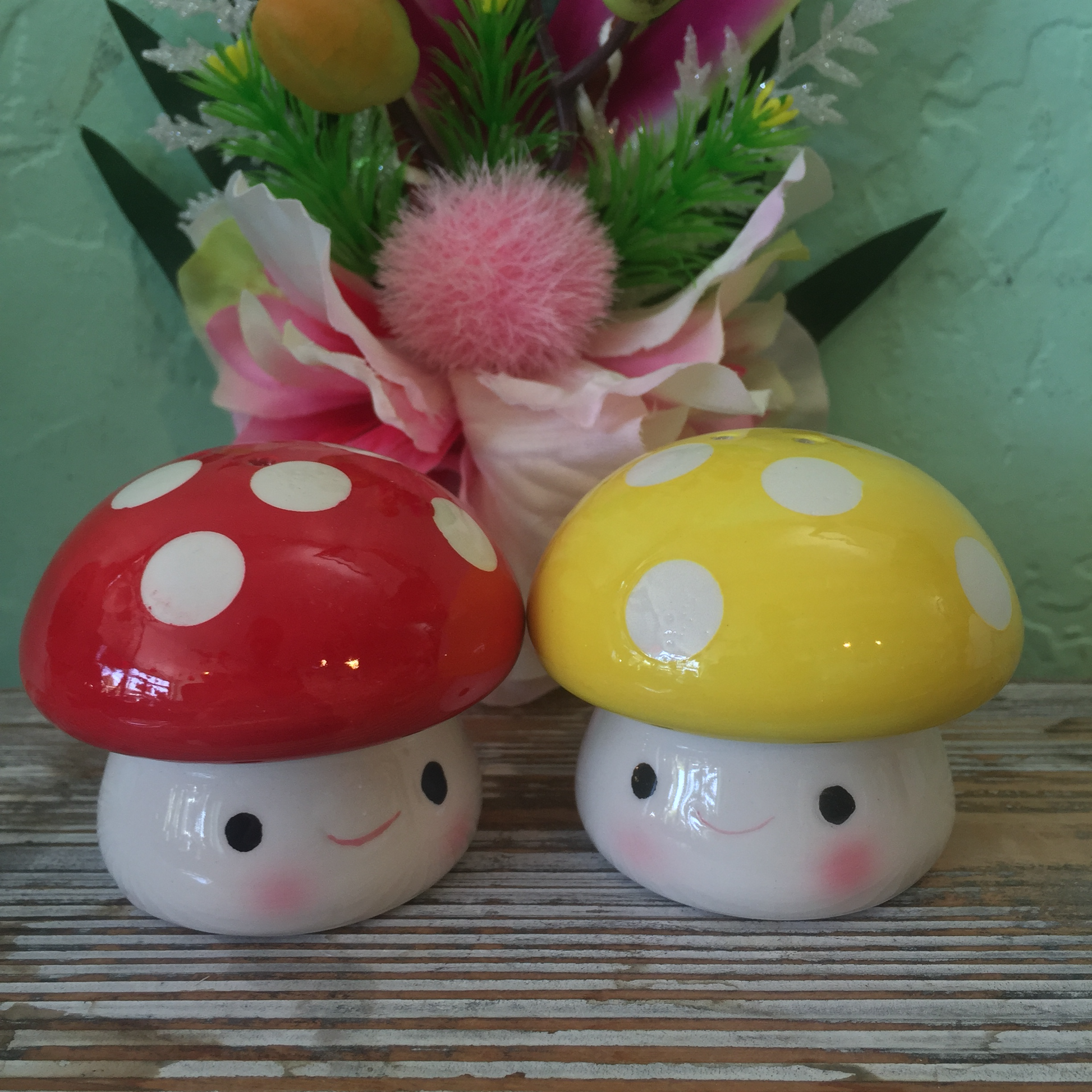 mushroom salt and pepper shakers