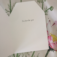 I'm here for you sympathy card
