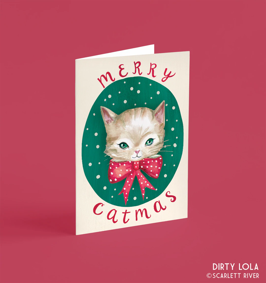 Merry Catmas Card