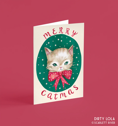 Merry Catmas Card