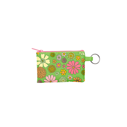 Groovy Green Key Ring Pouch