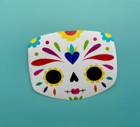 catrina sugar skull sticker