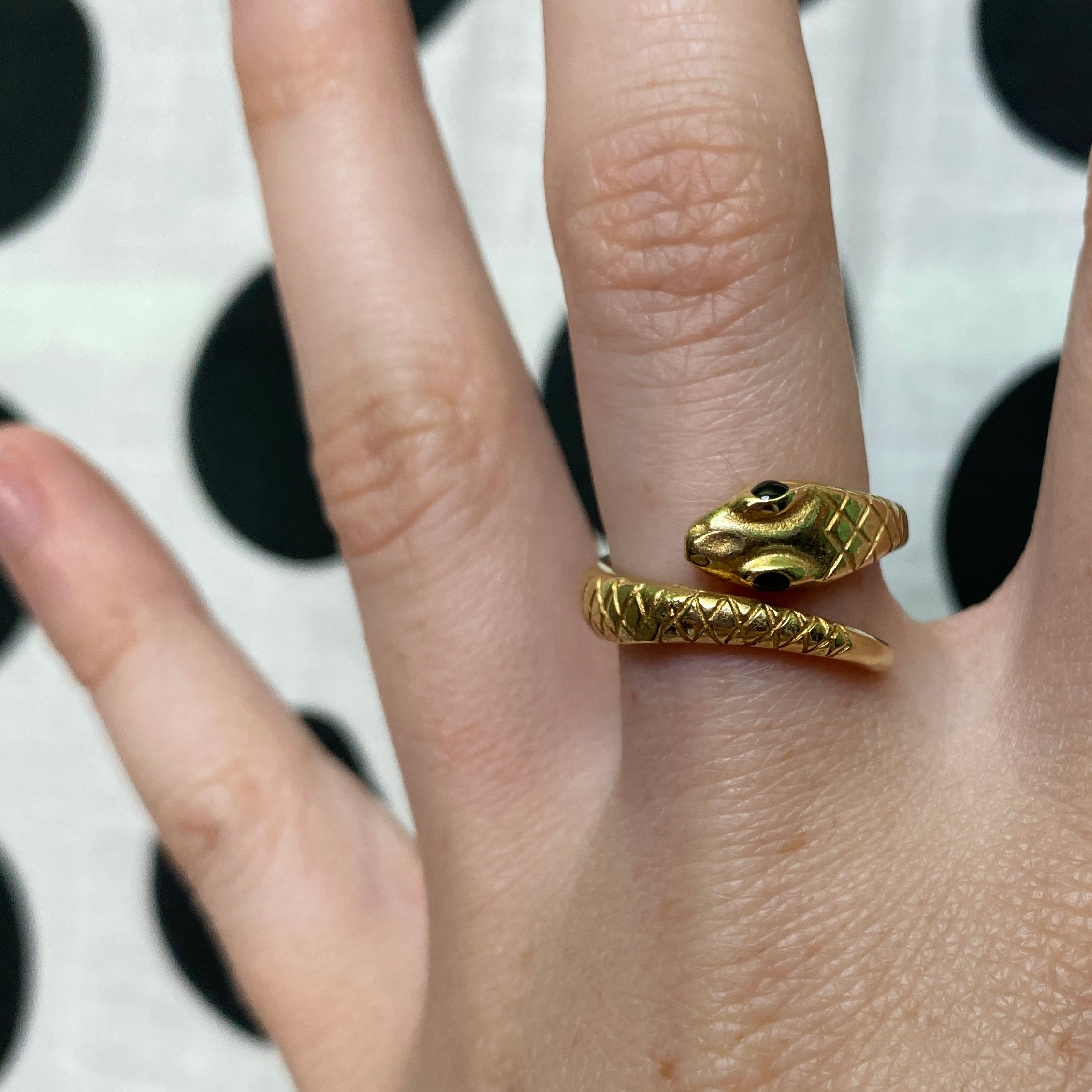 Victorian deals snake ring