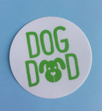 vinyl dog dad sticker