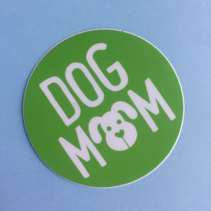 vinyl dog mom sticker