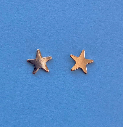 14k gold filled minimalist star earrings