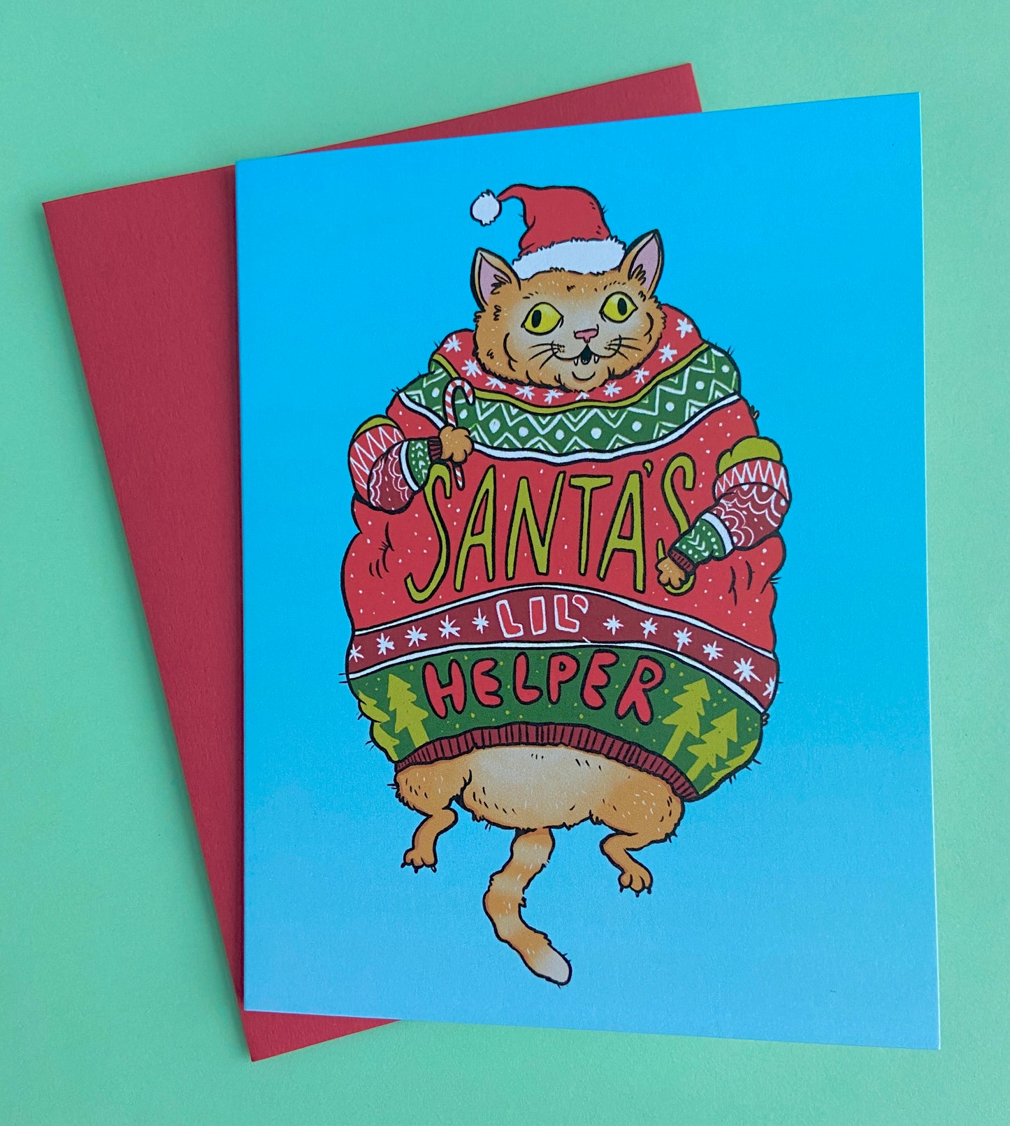 Santa's Lil' Helper Card