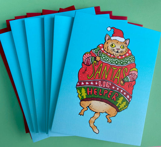 Santa's Lil Helper Card Set