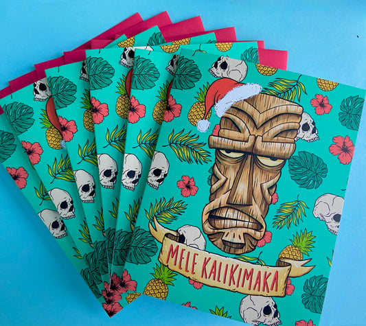 Mele Kalikimaka Card Set