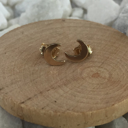 14k gold-filled crescent moon earrings