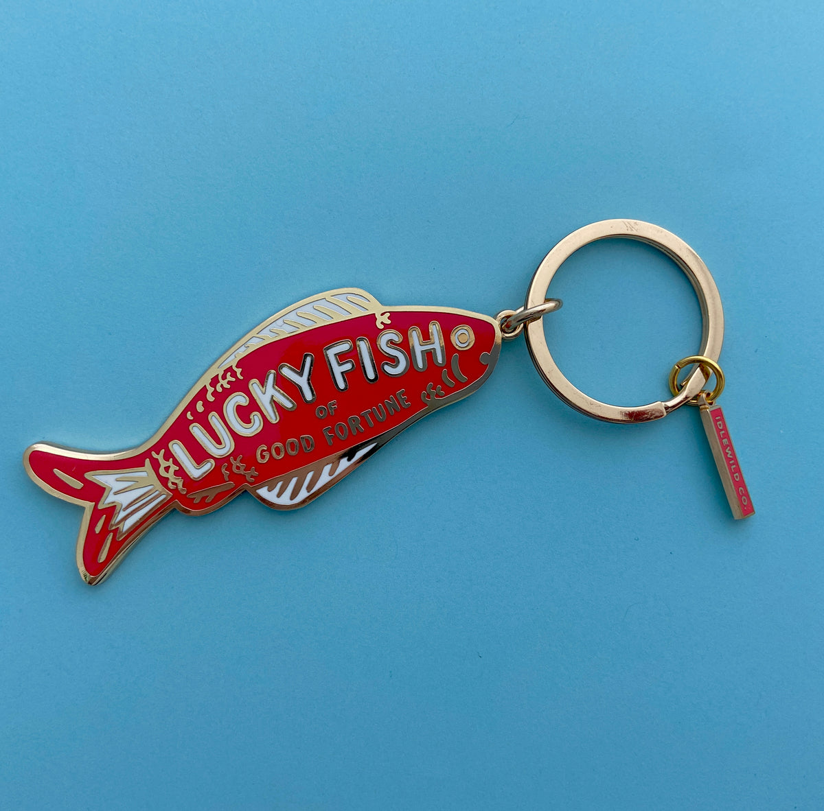 Good Fortune Fish Keychain