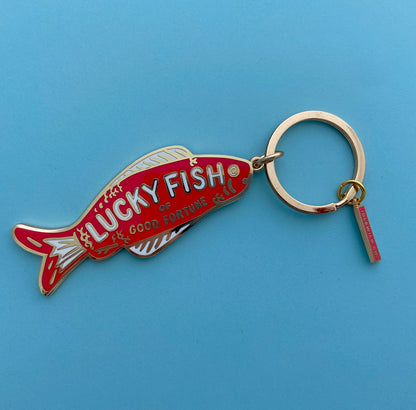 Good Fortune Fish Keychain