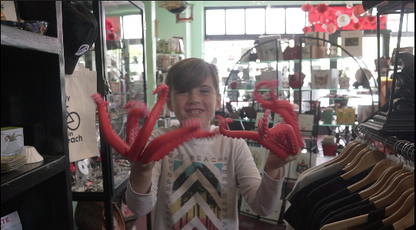 Tentacle Finger Puppets