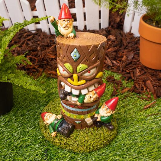 Tiki Tragedy Garden Gnome
