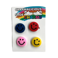 Smiley Face Shoe Charms