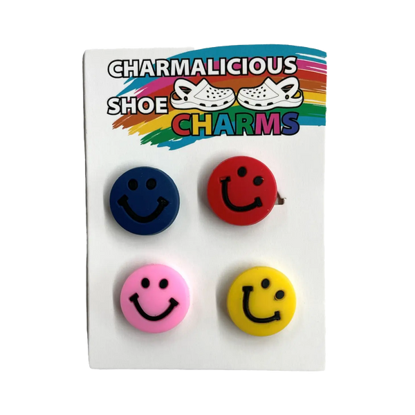 Smiley Face Shoe Charms
