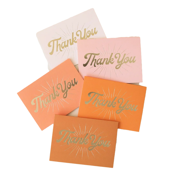 Thank You Cards Set of 5