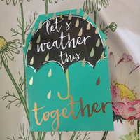 Let's Weather This Together sympathy card