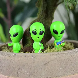 Mini Plant Pot Glow Aliens