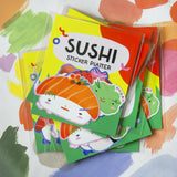 Sushi 4 Pack Vinyl Sticker