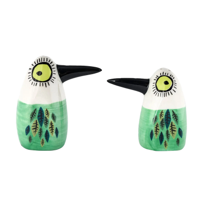 Abstract Bird Salt And Pepper Shakers