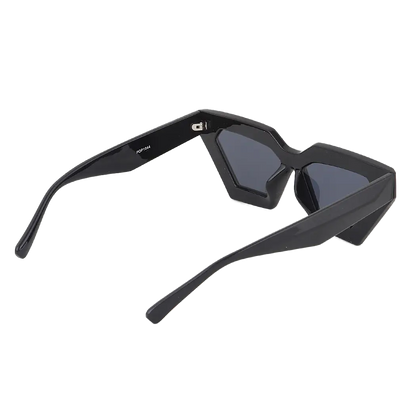 Geometric Marble Cat-Eye Sunglasses