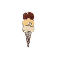 Ice Cream Boob Cone Pin