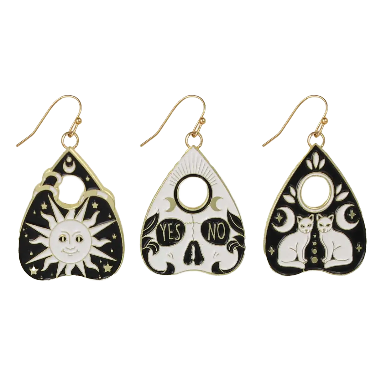 Ouija Fortune Dangle Earrings