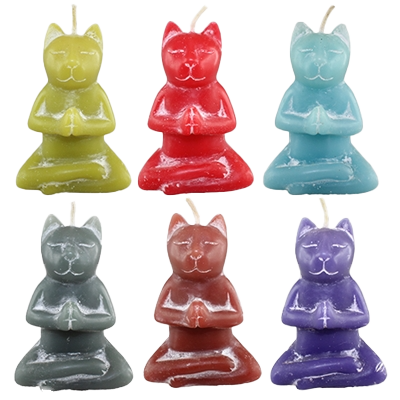 Colorful Nirvana Cat Candle