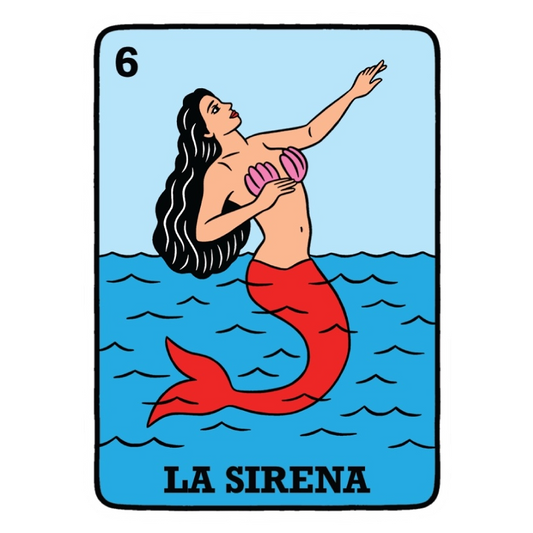 6 La Sirena Loteria Sticker