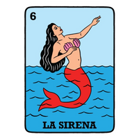 6 La Sirena Loteria Sticker