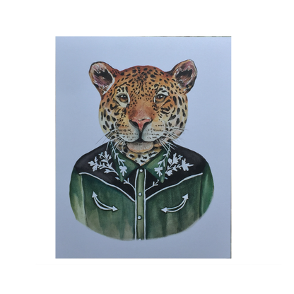 Cowboy Leopard Print