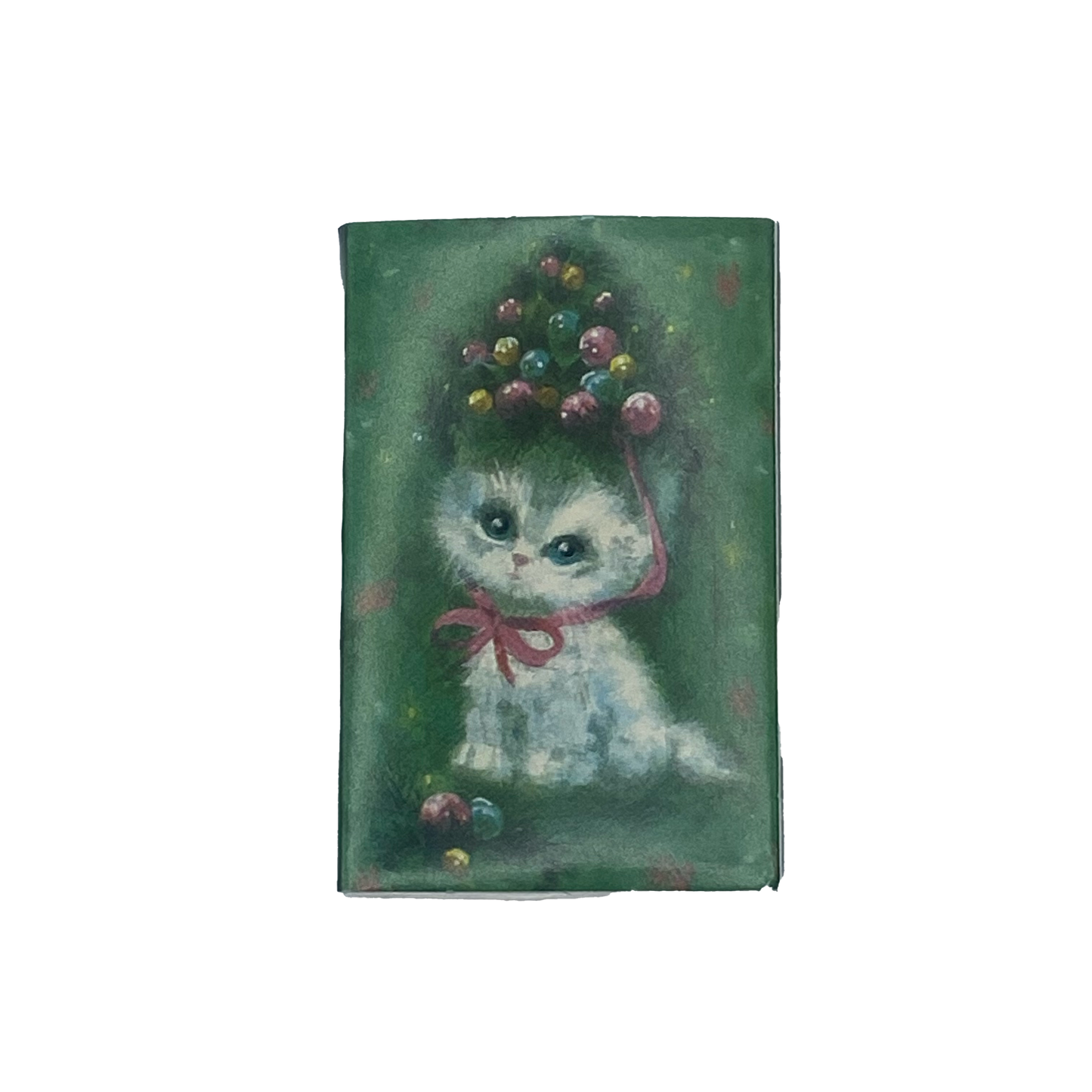 Holiday Kitten Mini Matchbox $2