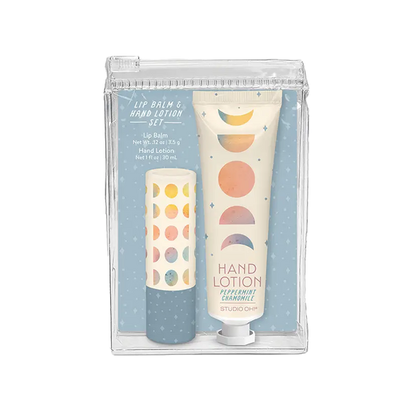 Moon Phases Lip Balm and Hand Lotion Set