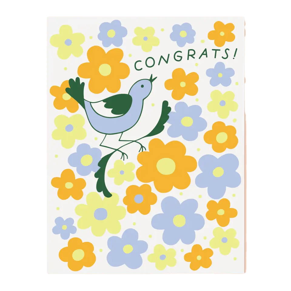 Bird Congrats Card