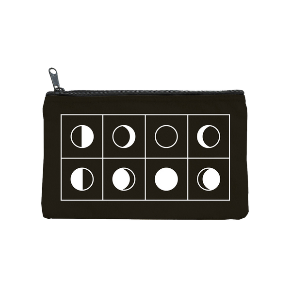 Moon Phases Zipper Pouch