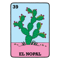 39 El Nopal loteria sticker