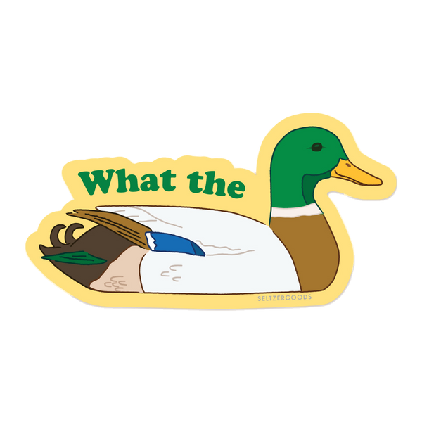 What The Duck Sticker