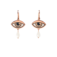 Teardrop Eye Earrings