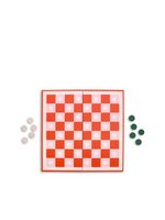 2-in-1 Checkers and Backgammon Board