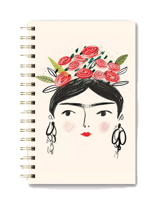 Flower Crown Spiral Notebook