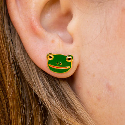 Froggy Post Earrings