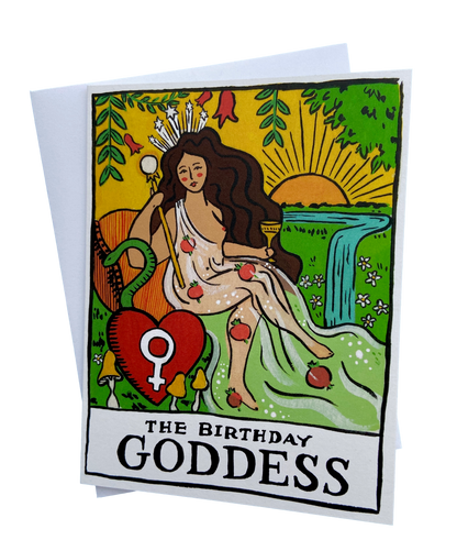 Birthday Goddess Card