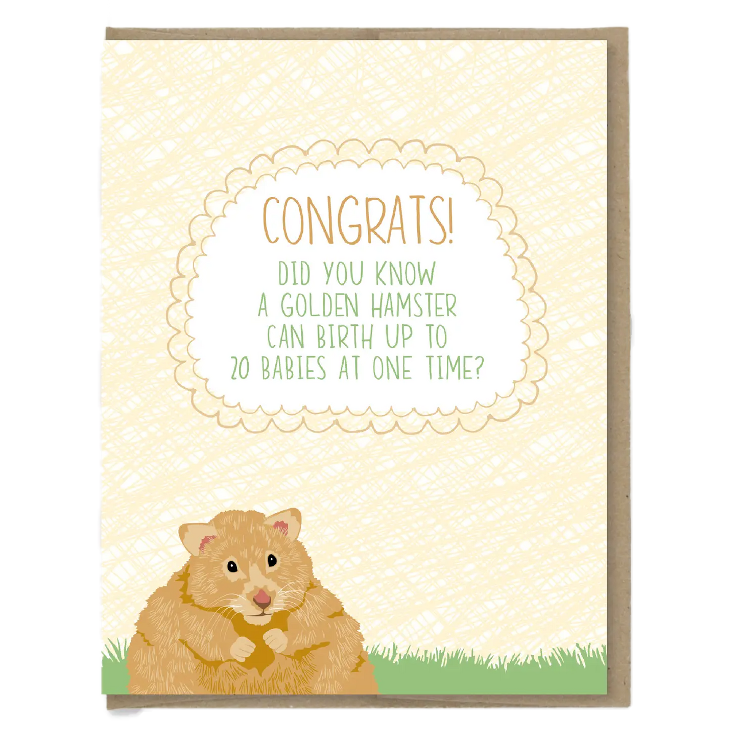 Hamster Babies Card