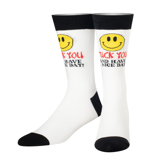 F U Have A Nice Day  - Men's Socks