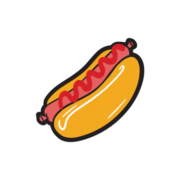 Hot Dog Sticker