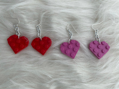 Miss Brixx Heart Dangle Earrings