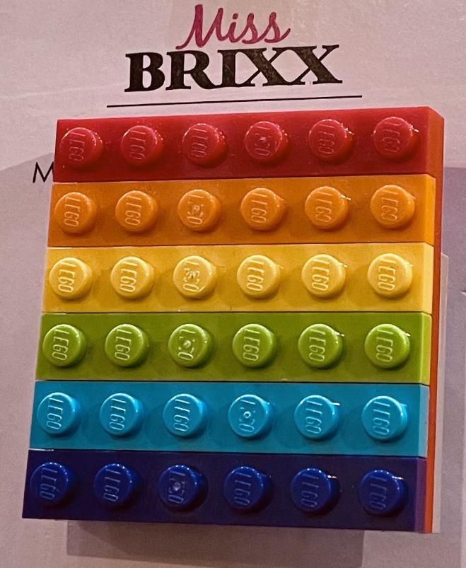 Rainbow Flag Miss Brixx Pin