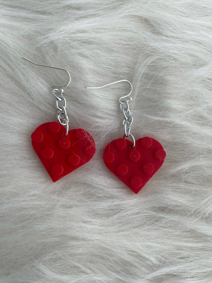 Miss Brixx Heart Dangle Earrings